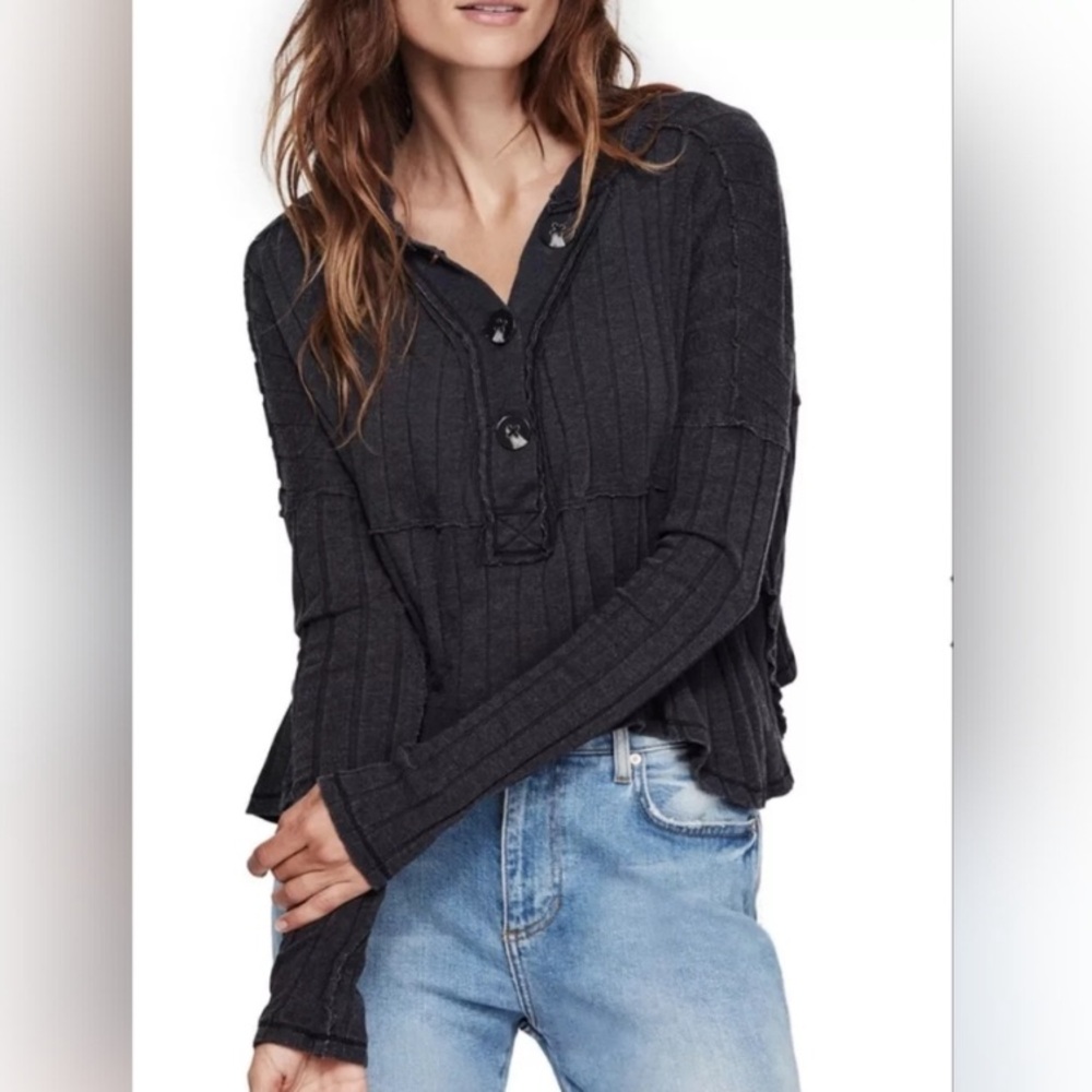 We The Free In the Mix Henley Top